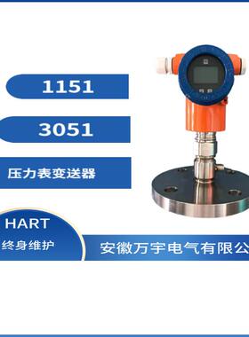 3051单法兰压力变送器直装式单晶硅传感器HART