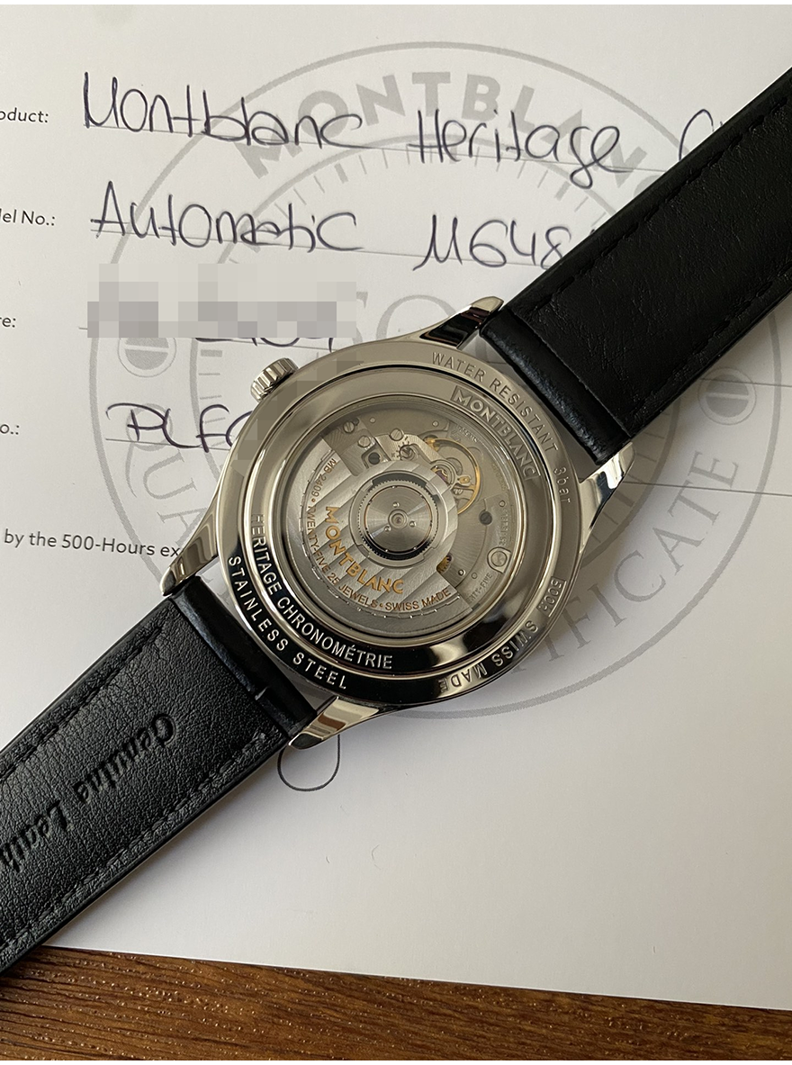Montblanc Heritage Automatic Watch 40mm Stainless Steel - Taobao product photo 5