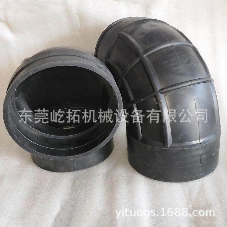 SA55/75复盛进气阀弯头M100*110软管90度橡胶进气管空压机配件
