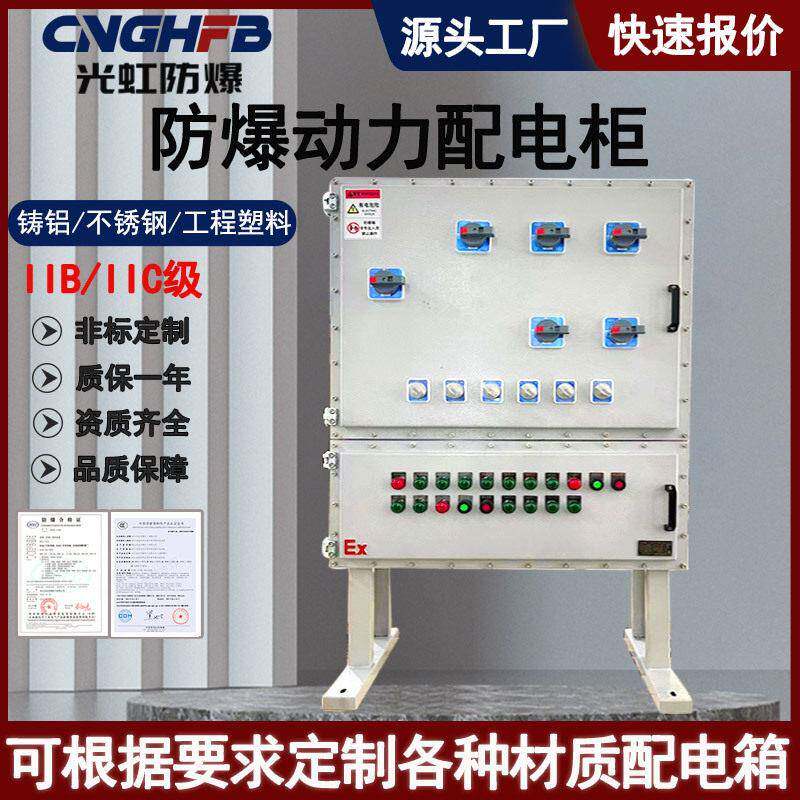 立式防爆变频控制柜上下门22KW防爆电气仪表柜防爆动力配电柜室外