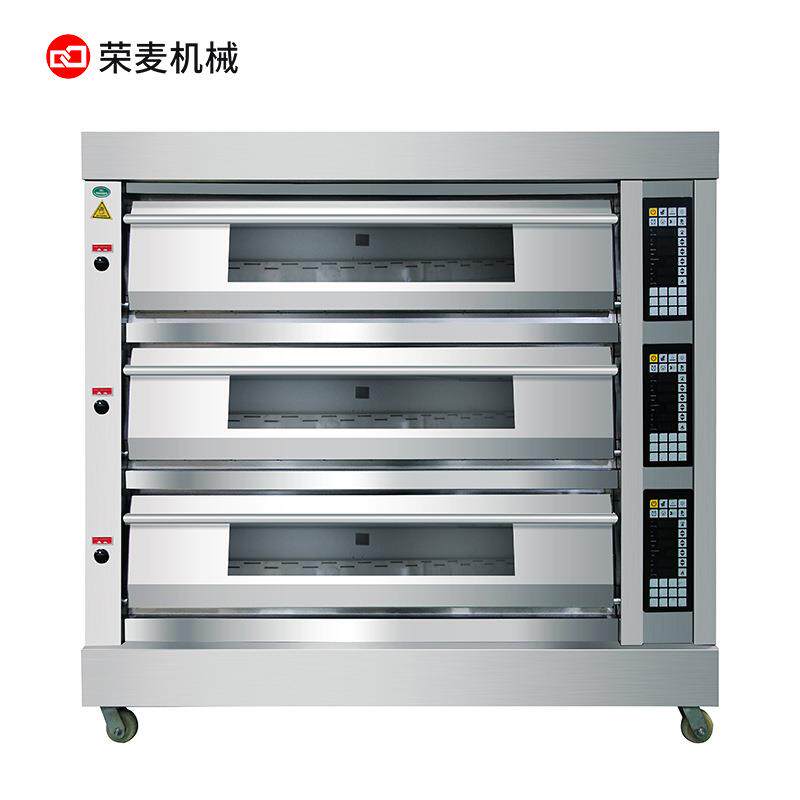 蛋糕房烘焙设备面包机披萨电热红薯烤饼炉大型烤肉三层烤箱商用