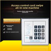 身份证刷卡门禁机磁力锁密码 柜门禁一体机可外置门铃电控锁控制器