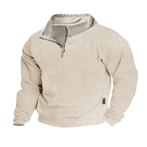 Men's seasonal men's outdoor standing collar long sleeved