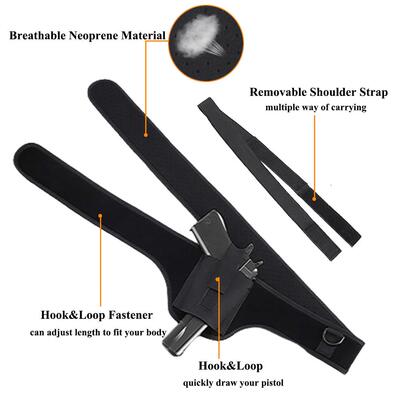 Gun Shoulder Holster Hidden Universal Gun Holder Removable P
