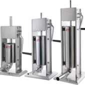 立式 7升 不锈钢手动灌肠机商用家用香肠机灌肠器3升5