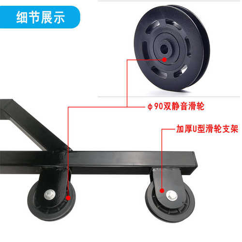 壁挂式高位下拉背训练器家用健身大飞鸟架子背部三头肌肉锻炼器械