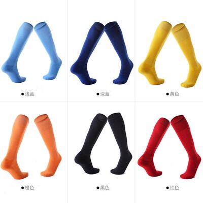 Adult Kids Soccer Socks Football Knee High Long Stocking