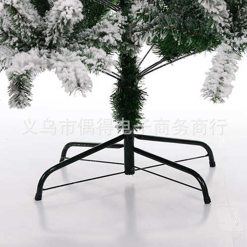 商场装饰 白色植圣诞树加密 酒店批发绒pvc雪花圣诞节圣诞树