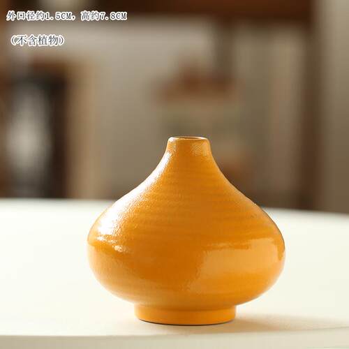 新款水培陶花瓶路宝无花盆大客厅创意孔桌面摆件绿萝铜钱草碗莲瓷
