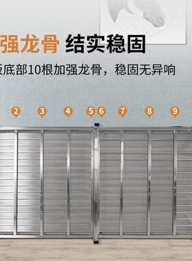 方不锈钢折叠床办公室休午成人单人用床双家简易人加厚便捷1米DSZ