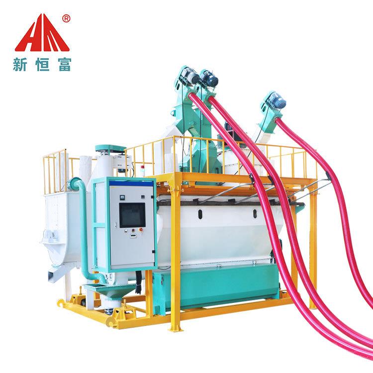 恒富机械全自动配料粉料机组PLC电脑触摸屏控制支持连续作业