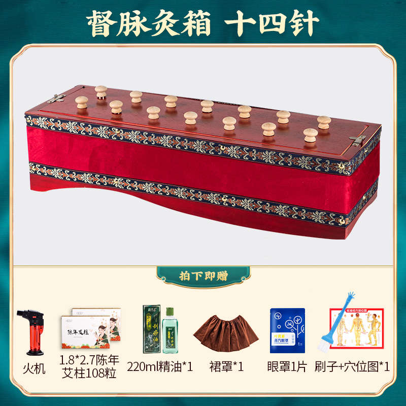 能量源腰腹家用美容院隔姜大熏蒸仪随身灸箱龙骨督脉背无烟艾灸盒