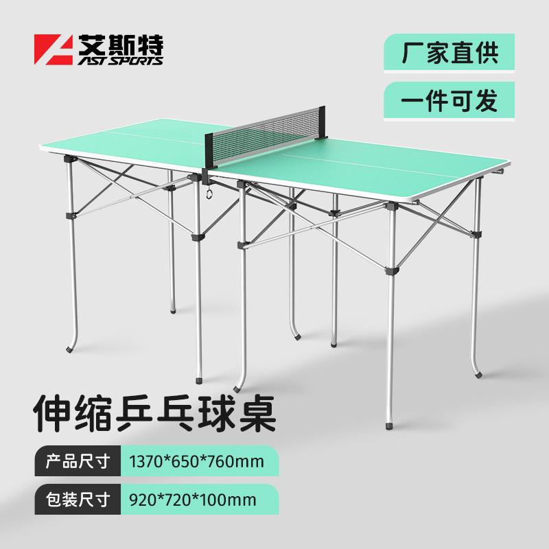 乒乓球桌小型可折叠移动家用乒乓球桌户外便携迷你乒乓球台