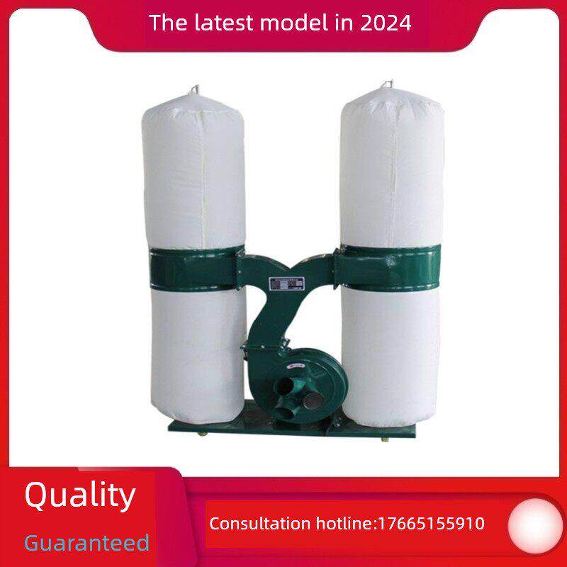 布袋除尘器木工机械吸尘器单、双桶移动式工业除尘器雕刻机吸尘器