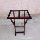 酒店客房行李架实木行李架行李架餐盘架托盘架折叠行李架