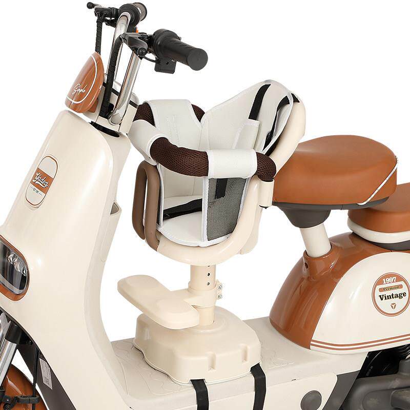 电动车儿童座椅踏板电动车小孩宝宝前置坐椅子6个月到6岁可拆卸