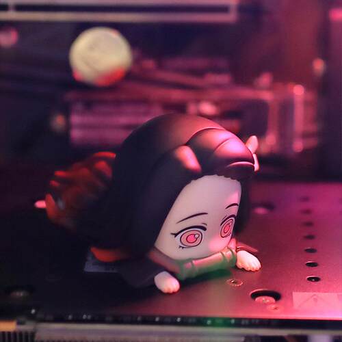 可爱Q版系列公仔 灶门祢豆子 车载机箱手办 模型 摆件