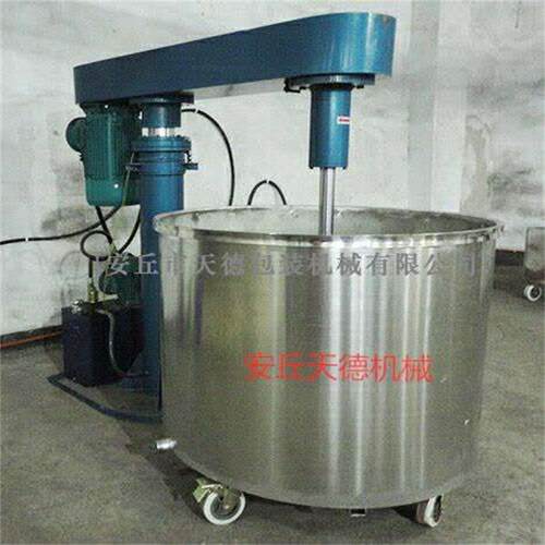 生产销售乳胶漆分散机水性漆砂磨机立式高速液体搅拌机厂家
