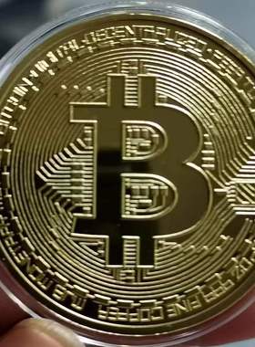 Bitcoin比特币纪念章装饰摆件