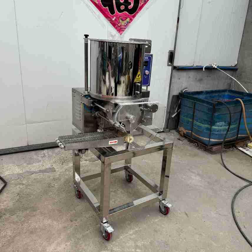 商用全自动汉堡肉饼成型机米汉堡肉饼成型机鲜虾肉饼成型设备