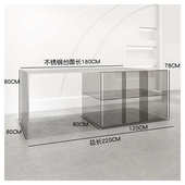 透明亚克力陈列架 店商品中岛展示台厂家 服装 家用鞋 包防尘收纳架