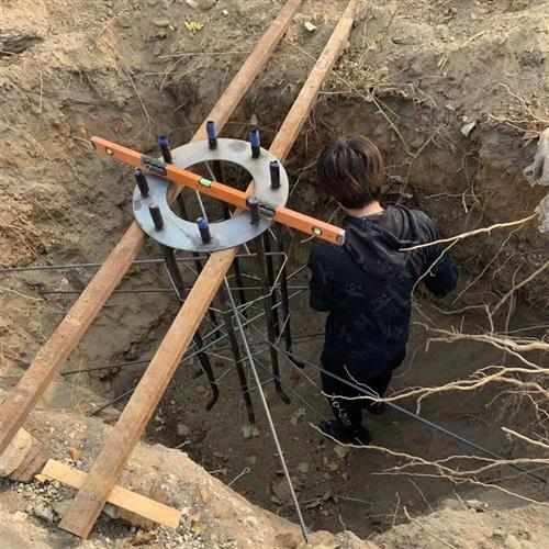 路灯杆地脚笼预埋件地笼基础配件监控立杆高杆灯景观灯道路八角杆