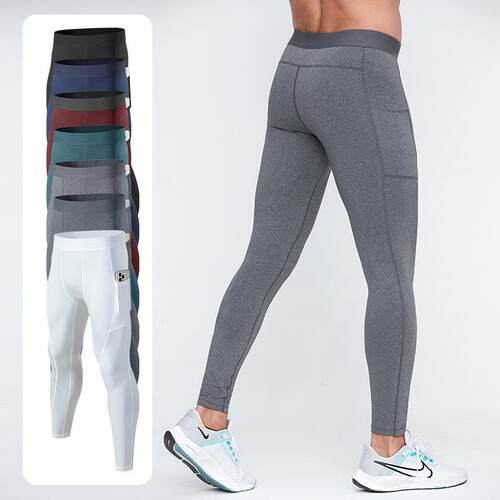 Men's Running Training Breathable Compression Tights