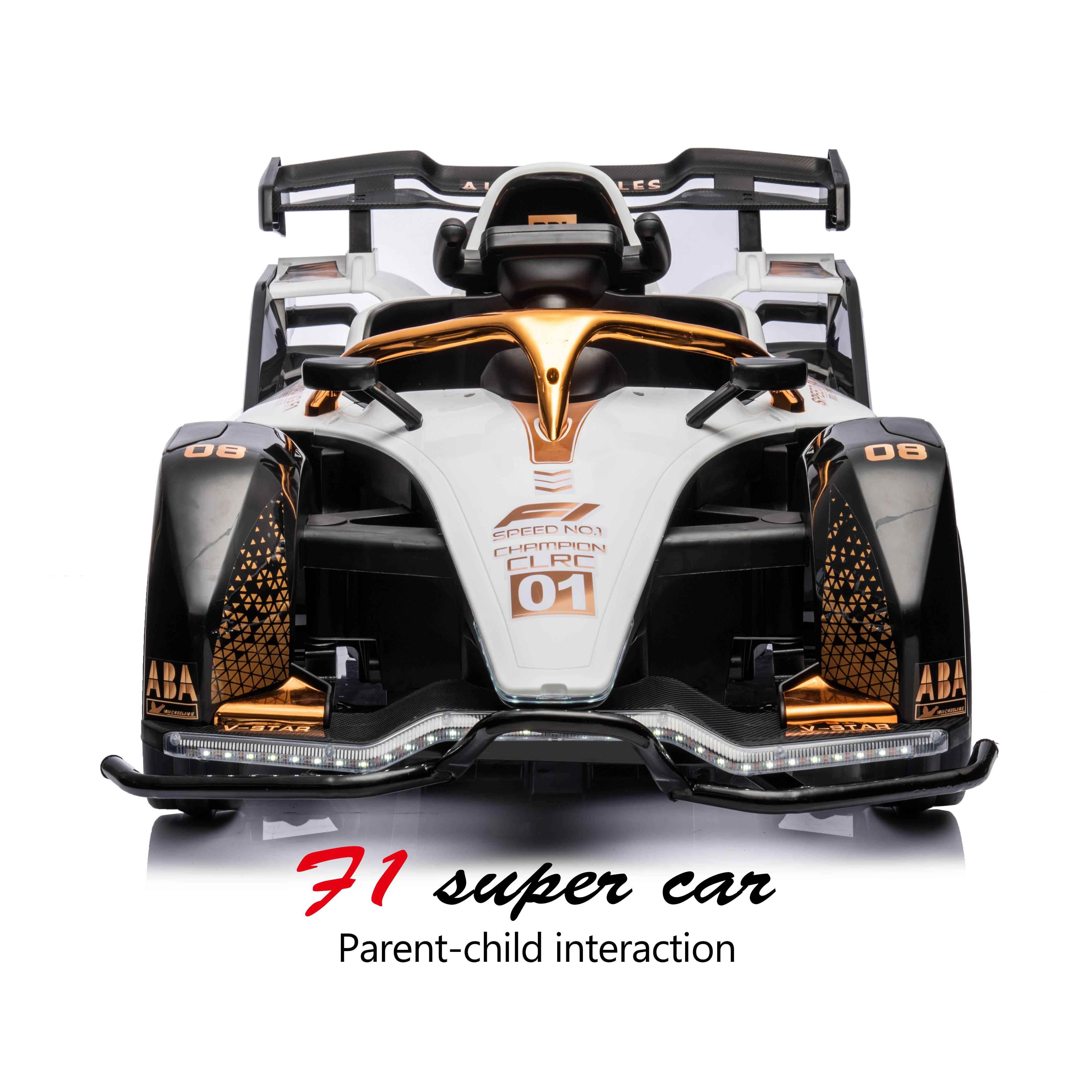 高档儿动车卡丁车车四轮漂移赛车遥控童汽可坐大人男电女亲子玩具