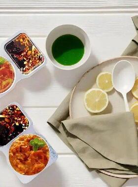Snack Pack Container Reusable Sauce Containers Double