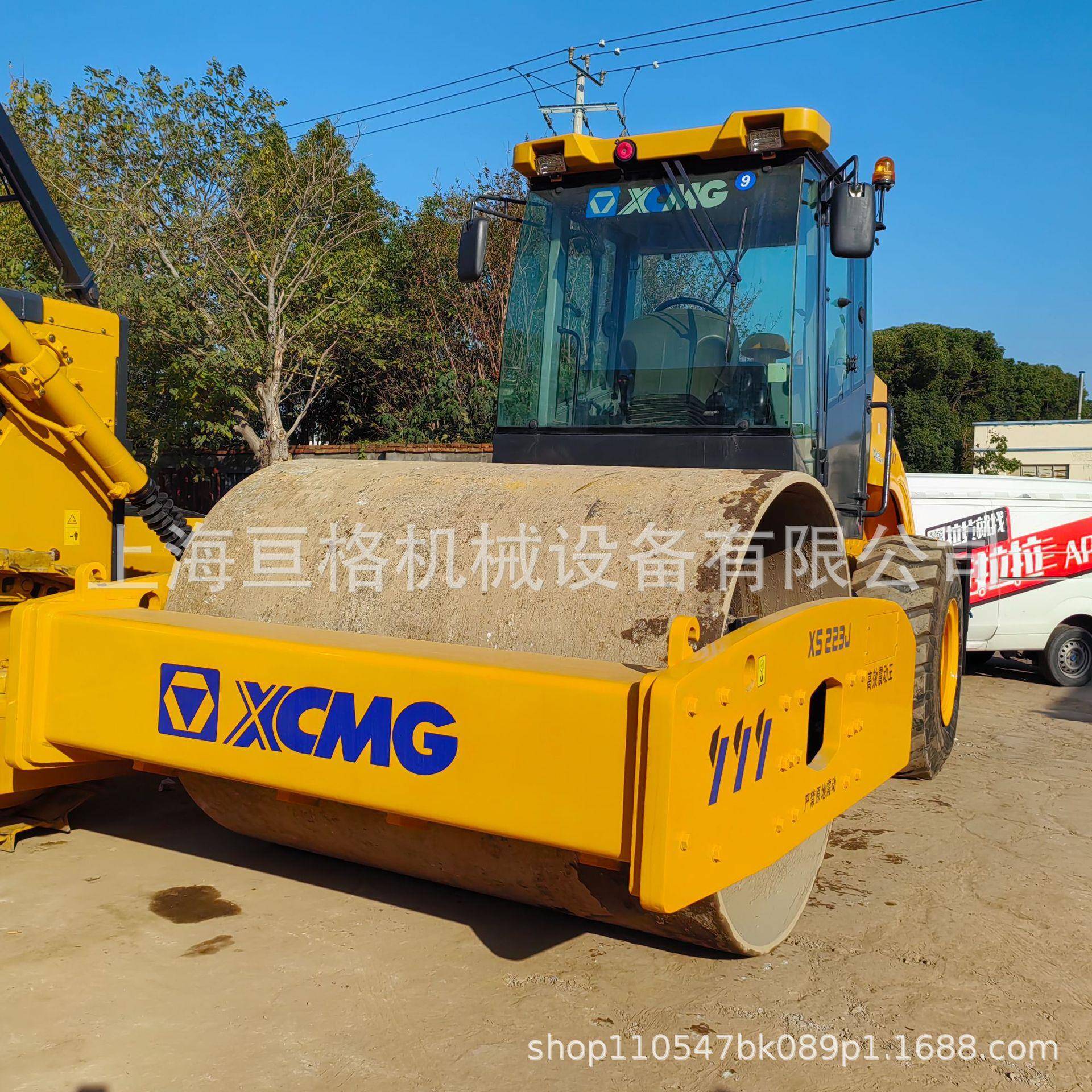 出口品质的20吨压路机震动力强车况优良现场试车