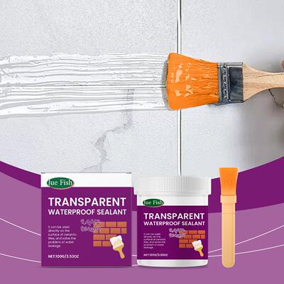 JUE FISH Transparent Waterproof Sealant - Leak Repair for Ba