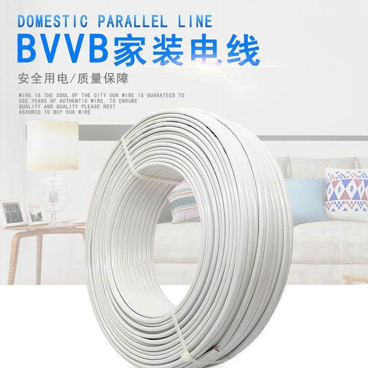 家装铜线珠江灯具电源线插头灯RVVB2芯1.5平方2.5/4