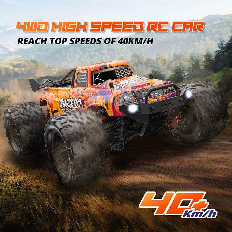 新品Rccar遥控高速车1:16四驱防水攀爬漂移越野竞速赛车热销