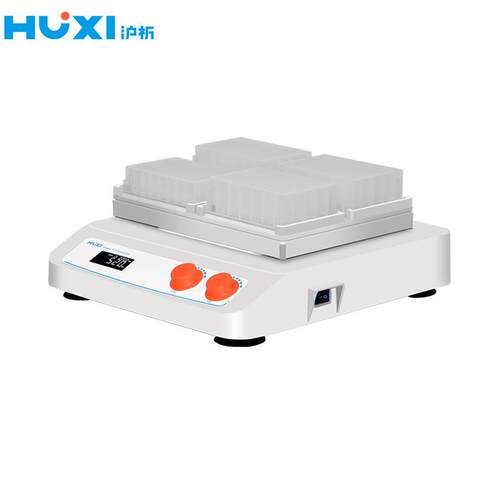 沪析微孔板振荡器HTW-X4摇床回旋振荡 定时LCD 样品容量4块微孔板