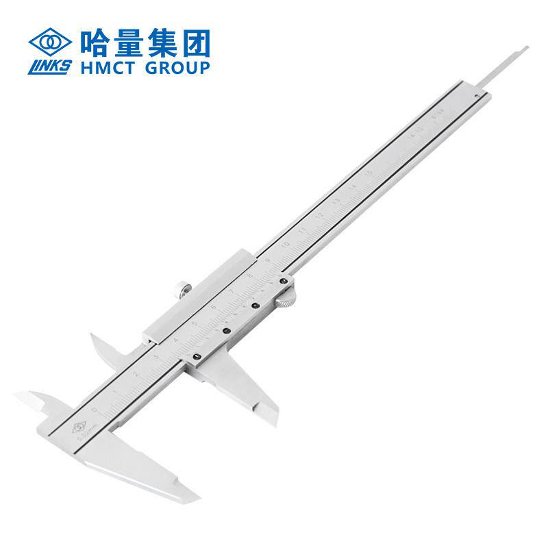哈量数显游标卡尺不锈钢四用大卡尺0-150-200-300高精度0.01mm