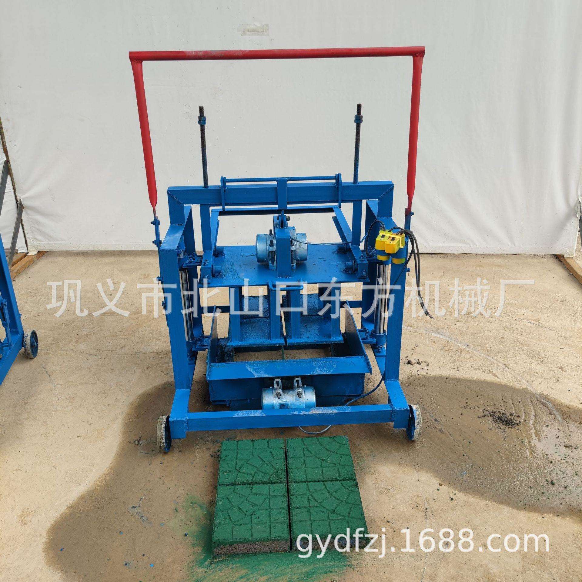 家用免烧砖机小型可移动水泥砖机生产铺路砖多规格混凝土砌块砖机