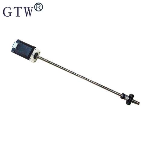 现货42直线步进电机T型丝杆8×2带消隙螺母电机3D打印机用马达