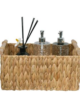 木柄手提水葫芦篮织子编收纳筐餐水果室篮ECT家居客厅浴用品野收