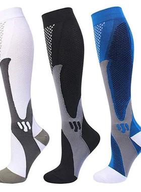 Running Men Women Compression Socks For Football Anti