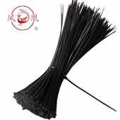 包国标塑料理线带扎线束 350mm黑色250条 自锁式 尼龙扎带5.0