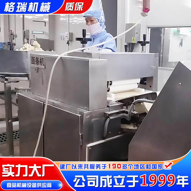大型面条压面机 全自动挂面面皮生产流水线 不锈钢面条生产设备