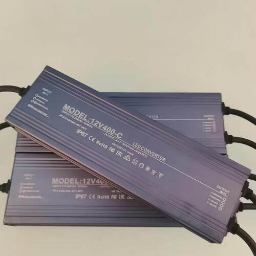 现货DC12V户外防水电源400W开关电源足功率监控5A变压器