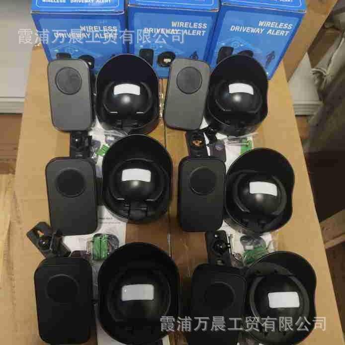 防雨罩无线人体红外庭院门口语音门铃提示器智能迎宾器户外播报器