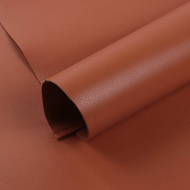 厂家直销PU羊纹双面革手感柔软Q弹桌垫革 耐磨包装家具革