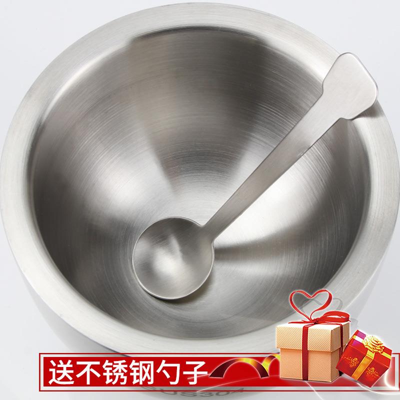 高档04不锈钢压蒜器捣蒜碎罐手动研磨石臼 辣椒擂钵子臼舂钵蒜3泥