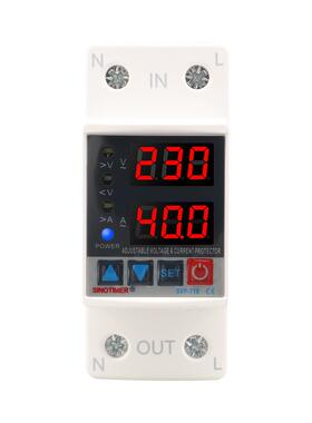 SVP-718 40A 63A可调自复式智能过欠压保护器限流延时220V AC