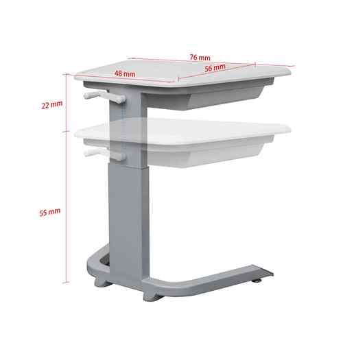 手动升降抽屉桌可写字台式书桌电脑桌儿童家用工作台学生办公手动
