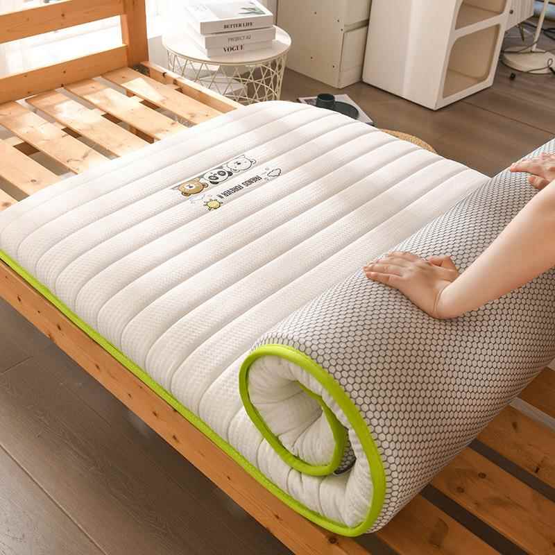 a类纯色加厚泡泡棉床垫学生季宿舍上下铺床垫褥子榻榻米床防塌陷