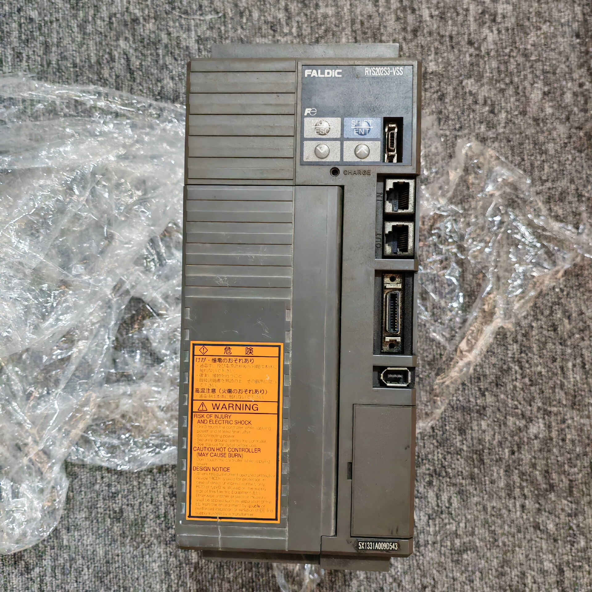 二手拆机部分富士伺服驱动器RYS202S3-VSS RYS3
