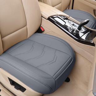 前单个汽排用坐垫662无靠背四季 通主驾驶司机位座垫皮革座椅车套